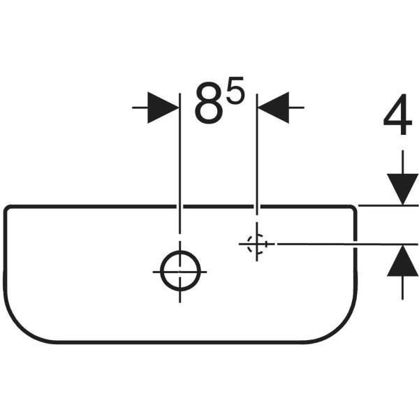 228950000 (500.407.01.1) ICON SQUARE EXPOSED CISTERN-GEBERIT - 9 PCS