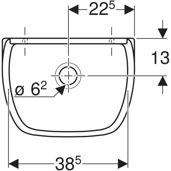 367200000 PUBLICA CLEANER SINK - GEBERIT - 1 PCS