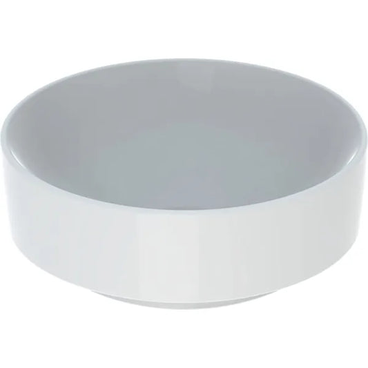 500.768.01.2  LAY-ON WASHBASIN VARIFORM, ROUND:D=40CM, OVERFLOW=WITHOUT, WHITE  GEBERIT - 7 PCS