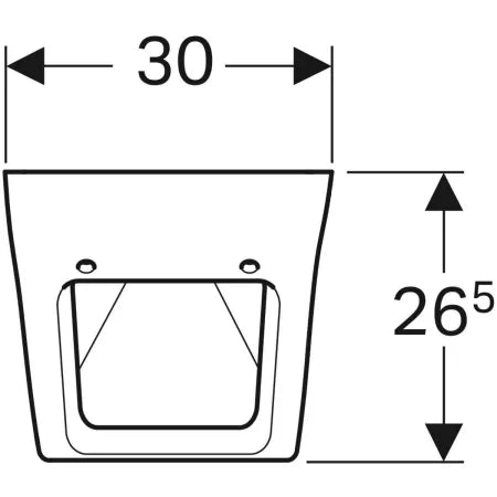 500.470.01.1 ICON URINAL-GEBERIT - 4 PCS
