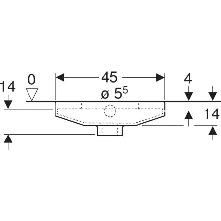 208580000 PUBLICA SQUATTING PAN  GEBERIT - 0 PCS