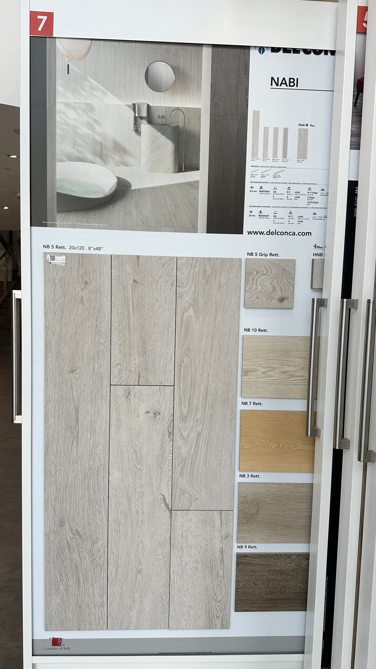 NB5 RETT. PLUS 20X120CM - DELCONCA ITALY - 341 M2