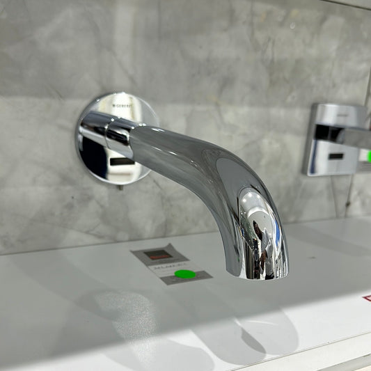 243.642.21.1 SHOWROOM MODEL  WASHBASIN TAP PIAVE  WALL-MOUNTED  LENGTH 22 CM BRIGHT CHROME GEBERIT - 10 PCS