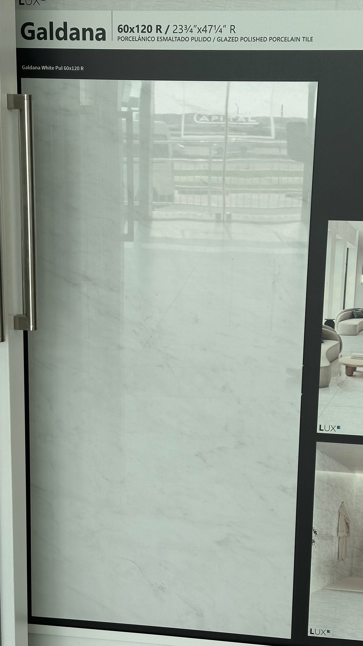 P.E. PUL GALDANA WHITE RECT. 59X119CM - KTL - 889 M2