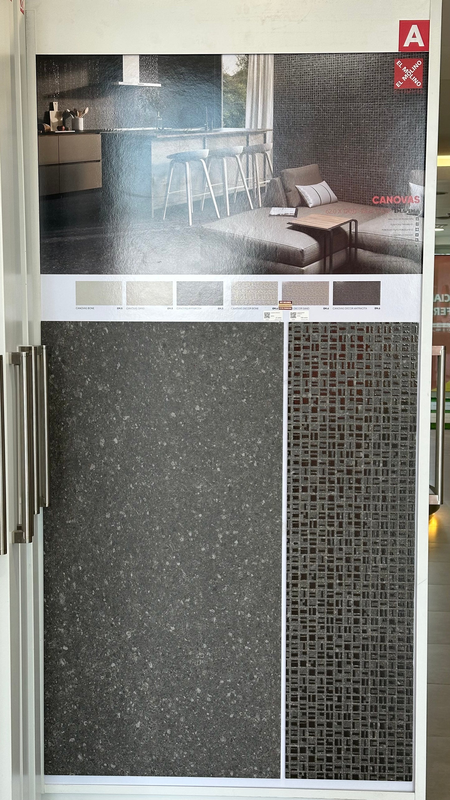 CANOVAS DECOR ANTRACITA 62X120CM - ELMOLINO SPAIN - 7 M2