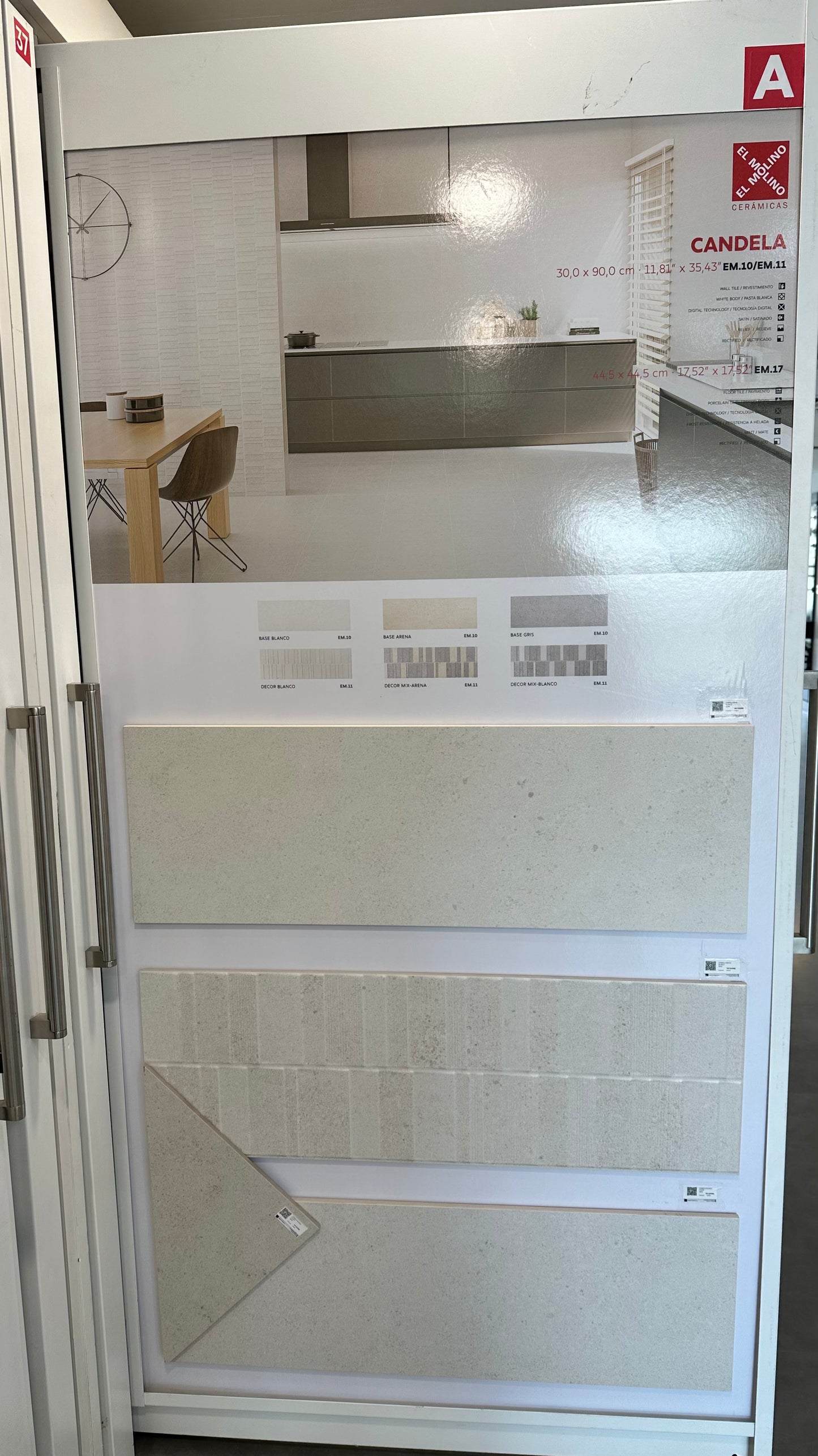 CANDELA DECOR BLANCO 30X90CM - ELMOLINO - 4 M2
