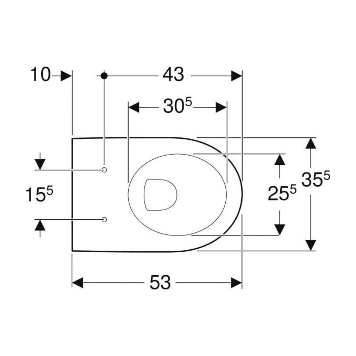 204000000 (500.400.01.1) ICON WALL-HUNG WC-GEBERIT - 3 PCS