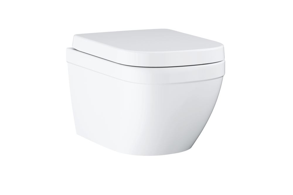 39554000 EURO CERAMIC WALL HUNG WC SET - GROHE - -4 PCS
