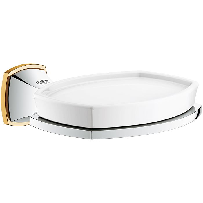 40628IG0 GRANDERA SOAP DISH WITH HOLDER CHROME GOLD GROHE - 28 PCS