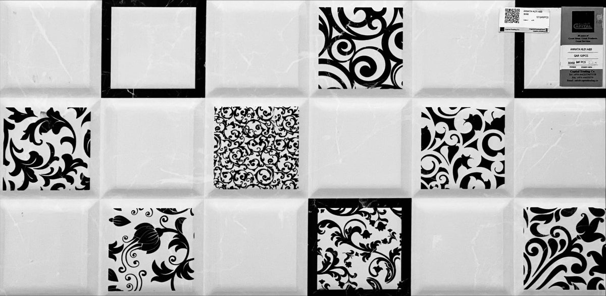 ANNATA HL01 A&B(MATCH OF ALACIA) DECOR WALL 30X60CM-SOMANY - 4 PCS