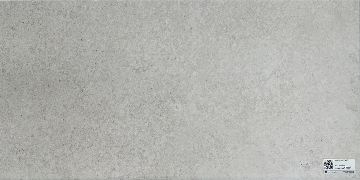 ARDESIA WHITE MATT RECT. PORCELAIN 30X60CM - Q CERAMIC - 14 M2