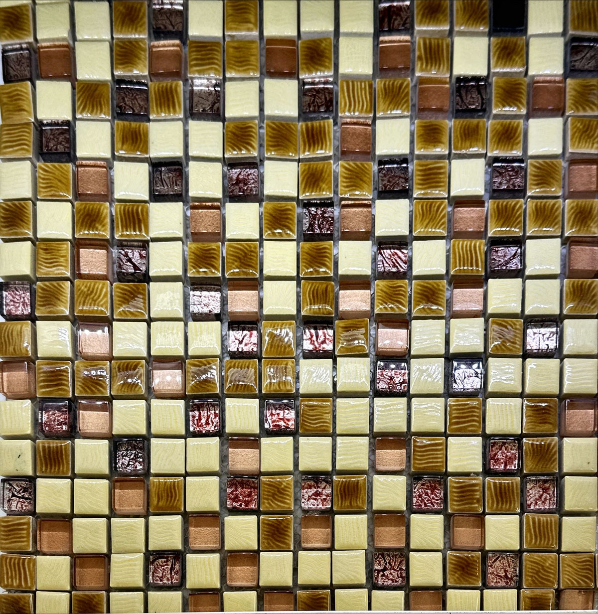 T15604 MOSAIC GLASS & CERAMIC 30X30  CM WONDERFUL HK - 5 PCS