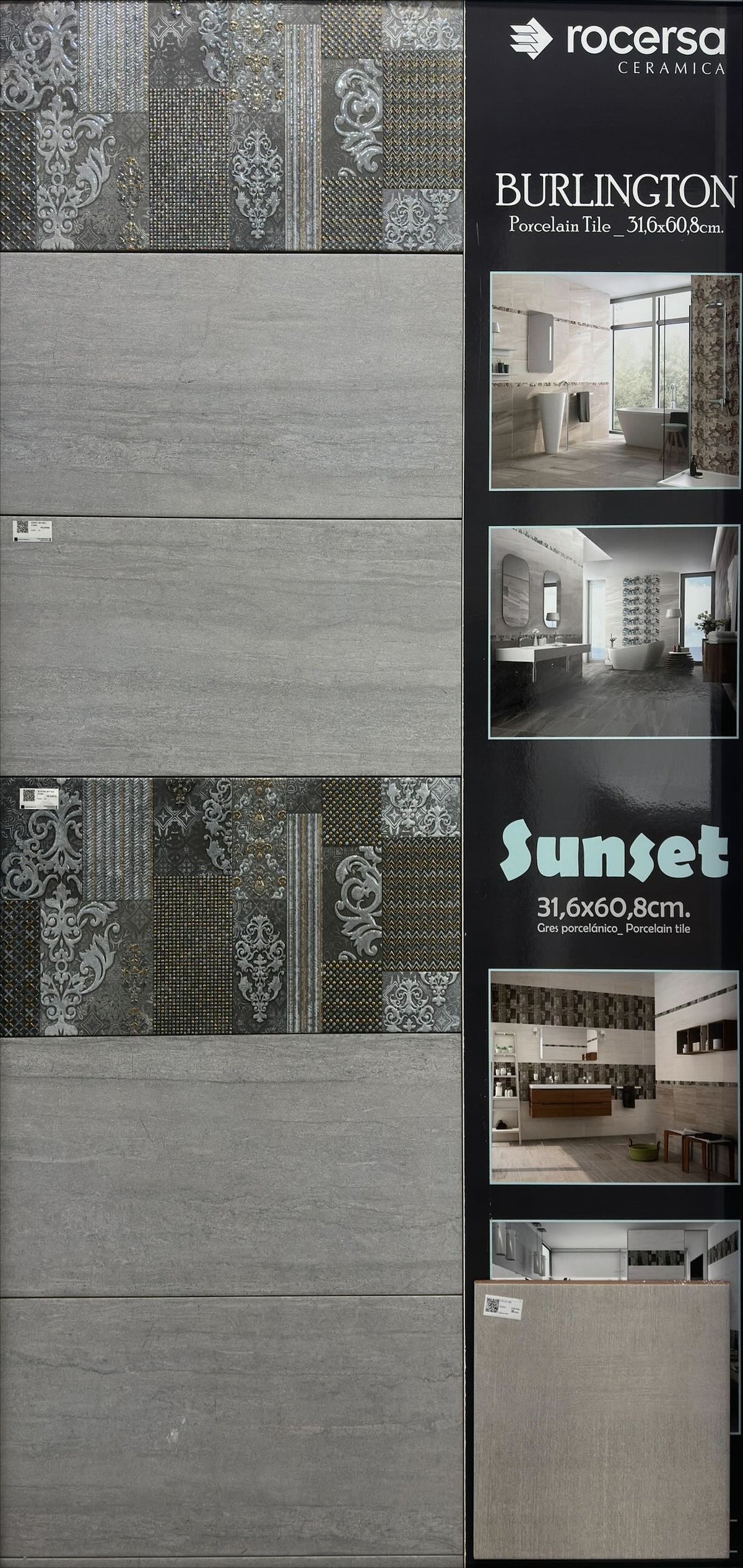 SUNSET GRY WALL 31.6X60.8 CM ROCERSA SPAIN - 0 M2