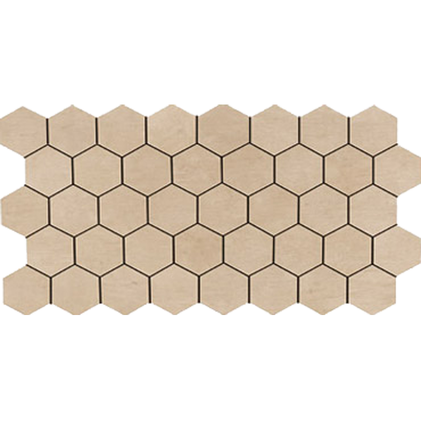 MK LUXURY BEIGE MOSAIC 22.5X45 CM LEONARDO ITALY - 67 PCS
