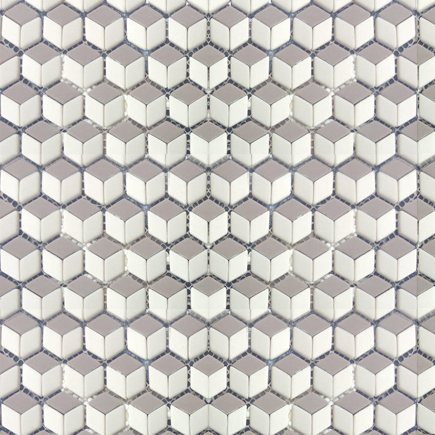 MS CUBE 3D SMK MOSAIC 30.5X31 CM ROCERSA SPAIN - 18 PCS