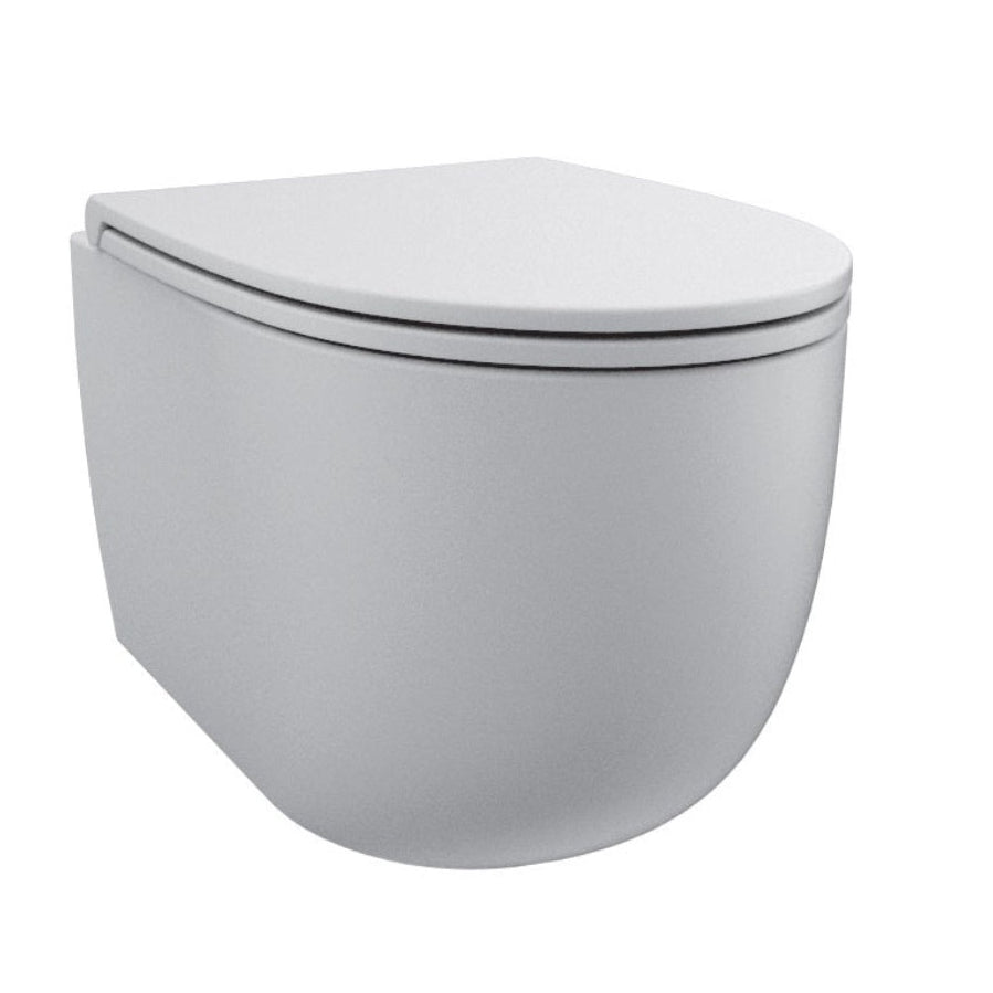 BULL VERTIGO WALL HUNG WC WITH SOFT-CLOSE SLIM SEAT AND COVER & SCREWS - SDR ITALY - 3 SET
