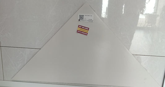 CASCADE WHITE RECTIFIED CERAMIC FLOOR 39.7X39.7 CM NITCO INDIA - 180 M2