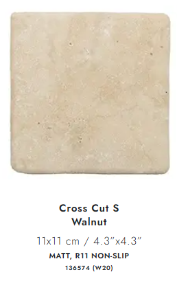 136574 CROSS CUT S WALNUT 11X11CM - WOW SPAIN - 79 M2