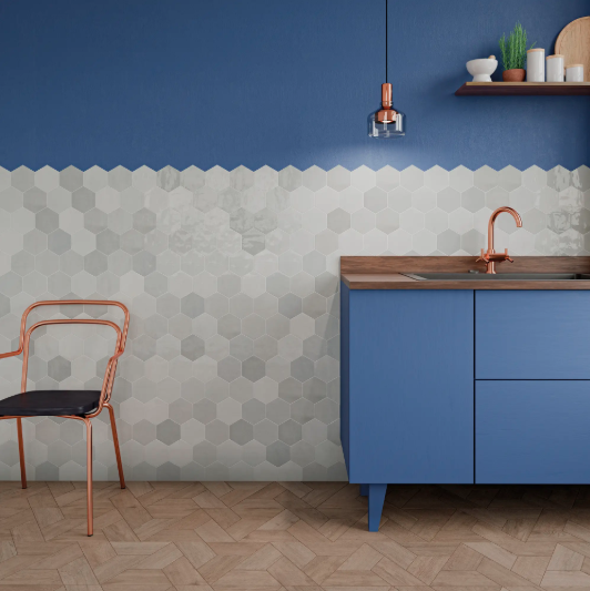 122079 ZELLIGE HEXA GREY 10.8X12.4CM - WOW SPAIN - 45 M2