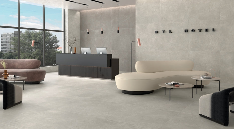 P.E. ROAD WHITE MT RECT. PORCELAIN 120X120CM - KTL SPAIN - 1037 M2