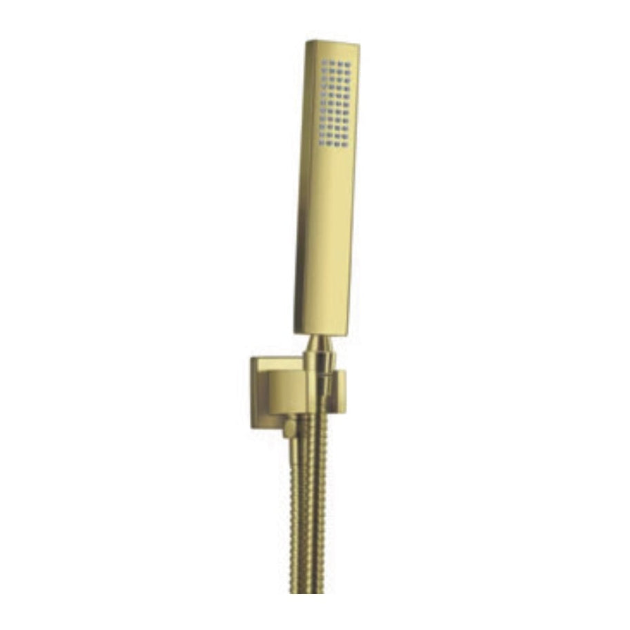 HSDLI112SB LINE HAND SHOWER SET CONSISTING OF HAND SHOWER, SHOWER HOSE 150 CM, WALL WATER SUPPLY INLET AND HOLDER - T&M DESIGN - 6 SET