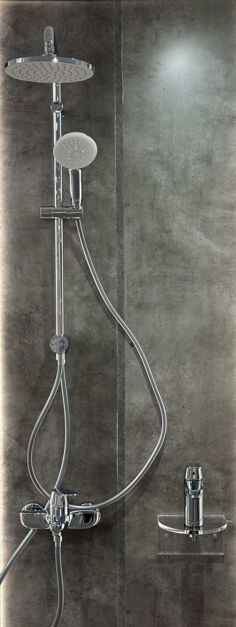 EUROSMART COSMO BUNDLE BASIN MIXER, BATH MIXER, TEMPESTA 200 SHOWER - 0 SET