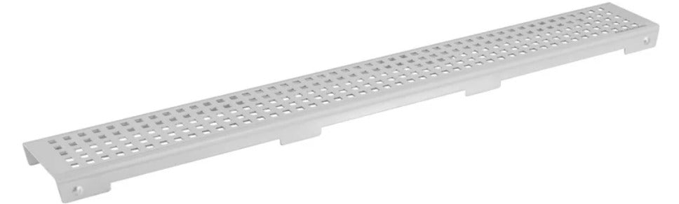 AQD-SCC-50071-316-BS CONTRACT SHOWER CHANNEL GRATE 500X64X16.5MM (GRADE 316) BRUSHED STAINLESS STEEL - AQUADRAIN - 84 PCS