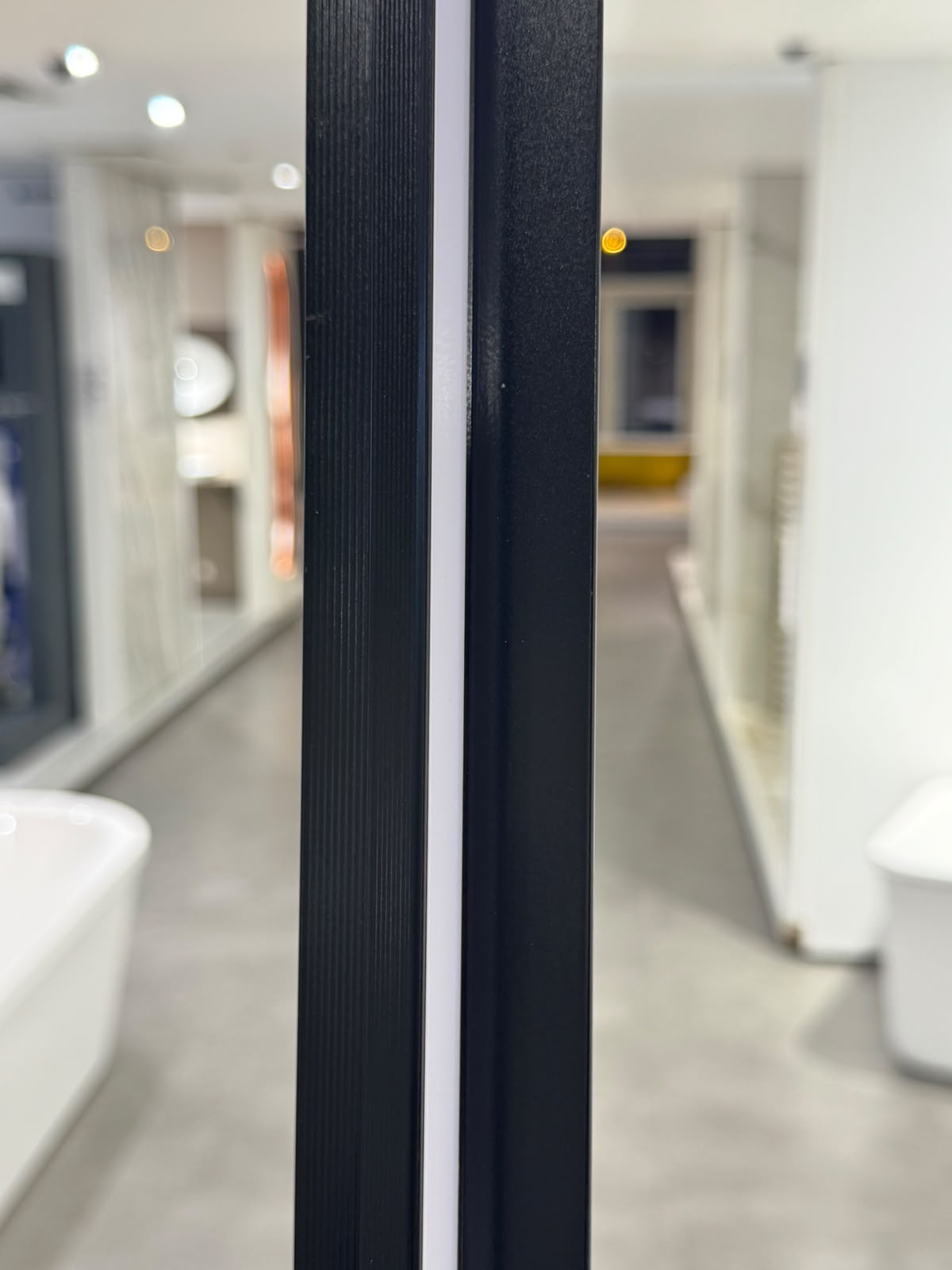 RASL50NH SHADOW GAP ALUM. SKIRTING BOARD FOR LED 50X12 MM MATT BLACK 2,50 M. - EMBEPLAST - 200 PCS