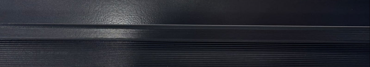 RASL50NH SHADOW GAP ALUM. SKIRTING BOARD FOR LED 50X12 MM MATT BLACK 2,50 M. - EMBEPLAST - 200 PCS