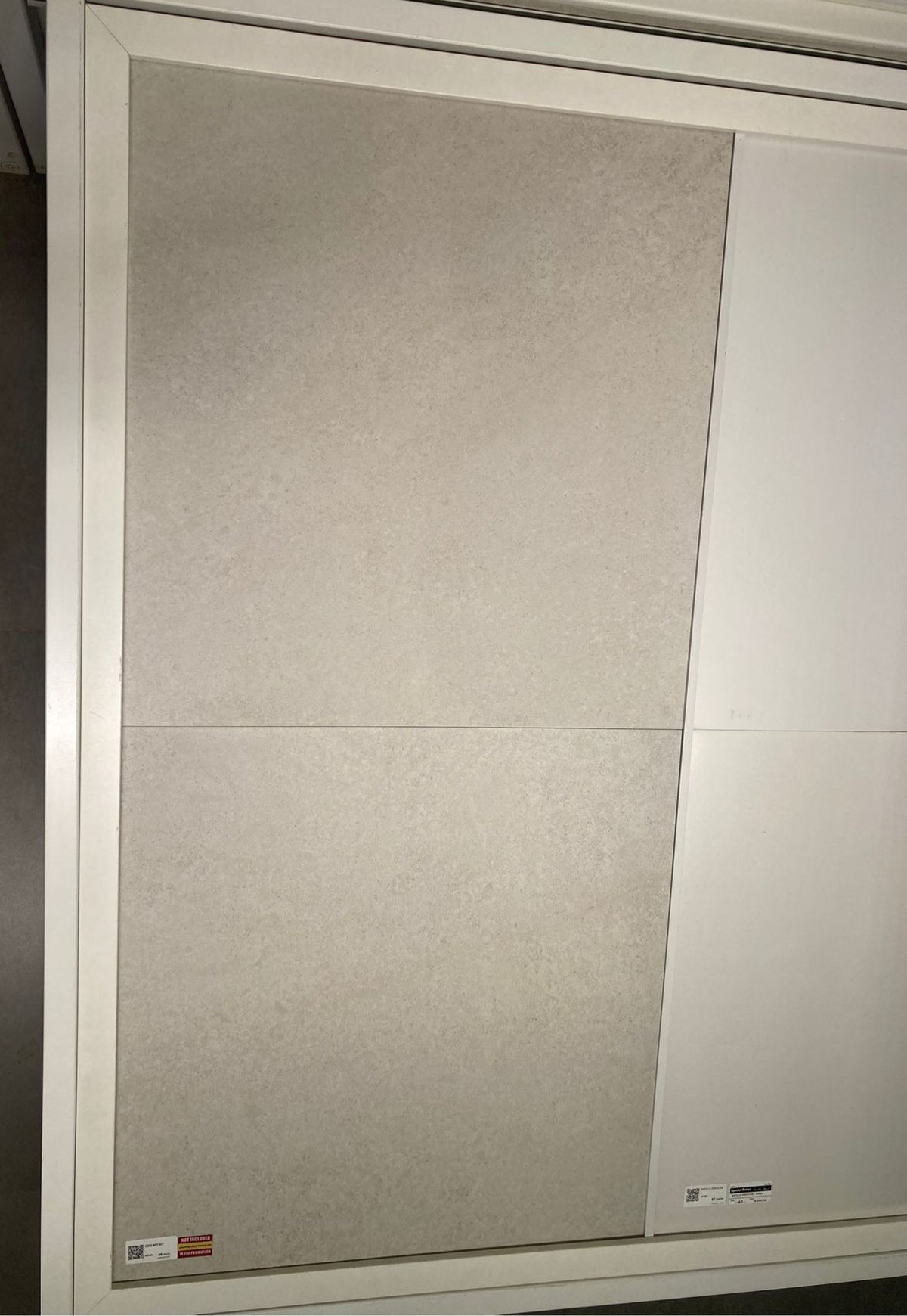 ARDESIA WHITE MATT RECT. PORCELAIN 60X60CM - Q CERAMIC - 15 M2