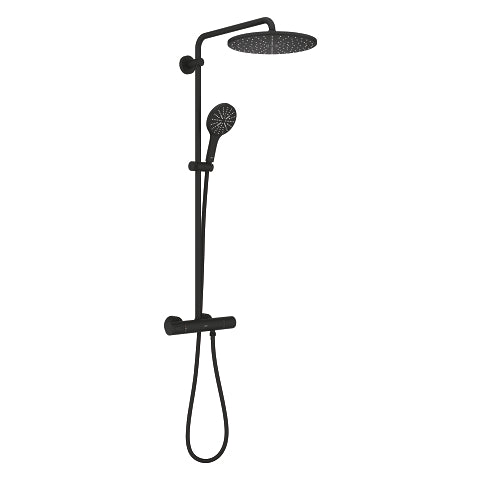 22119KF0 RAINSHOWER SMARTACTIVE 310 SHOWER SYSTEM WITH THERMOSTAT FOR WALL MOUNTING - GROHE BLACK - 7 PCS