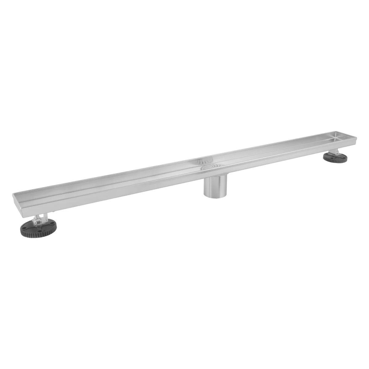 AQD-SCB-800700-BS CONTRACT SHOWER CHANNEL BASE 800X70X75MM BRUSHED STAINLESS STEEL - AQUADRAIN - 2 PCS