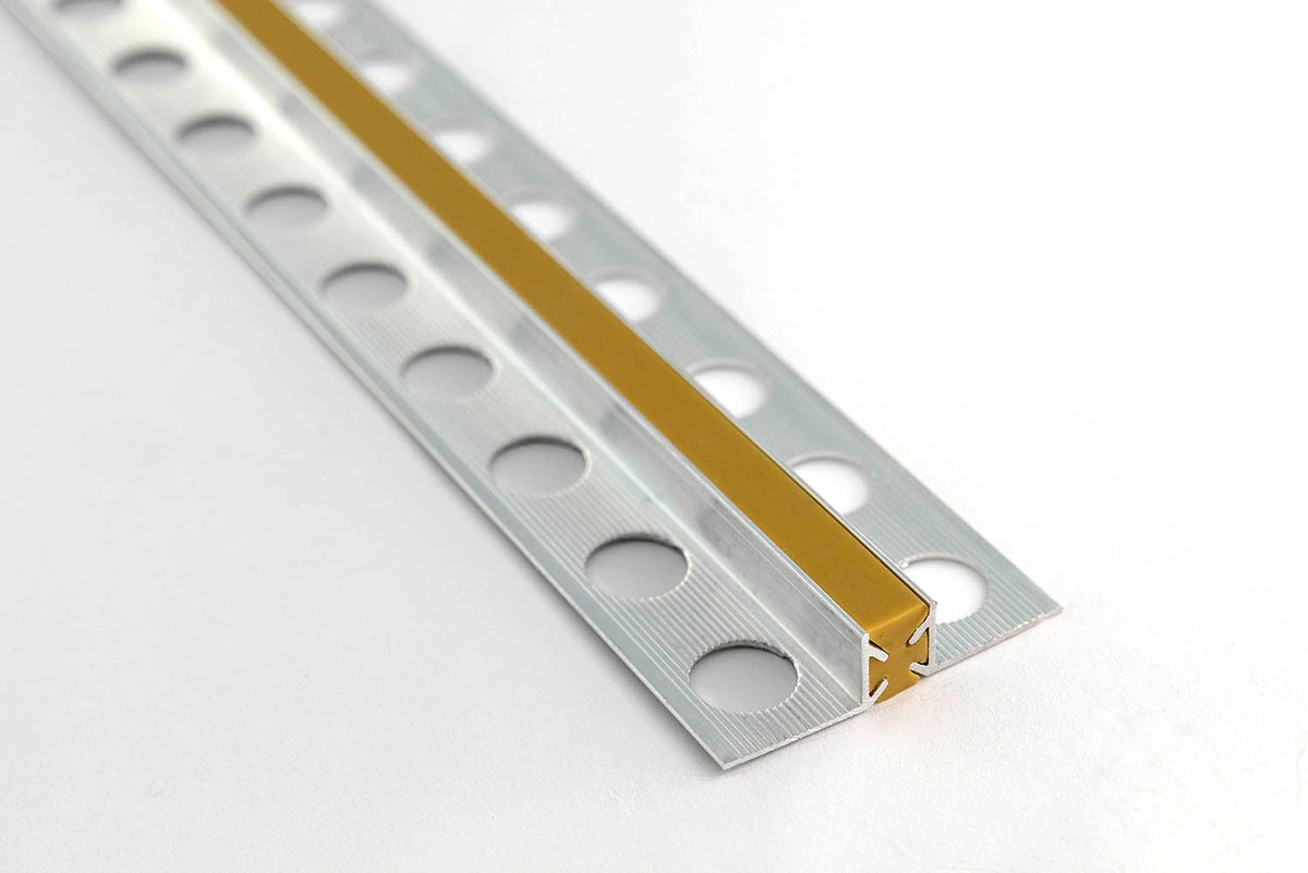 AJD10BE ALUMINIUM EXPANSION JOINT 10X10 MM BEIGE 2.5 M - EMBEPLAST - 515 PCS