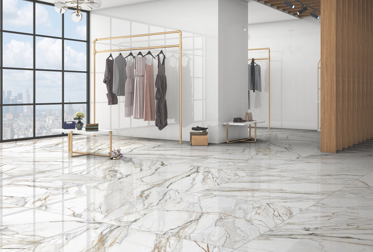 CALACATTA PAONAZZO POLISHED RECT. 60X120 CM - ITT SPAIN - 77 M2