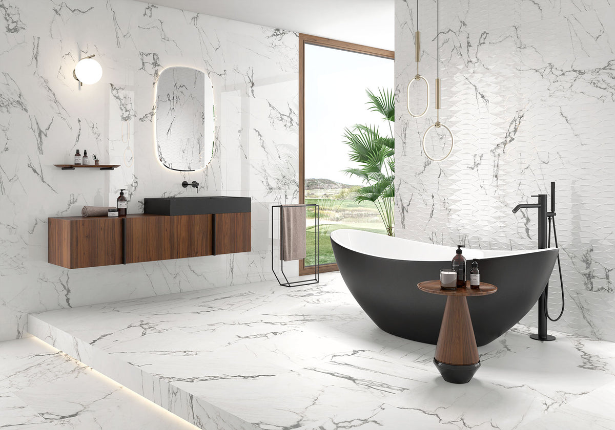 CALACATTA BLACK RECT. MATT 60X60CM - ITT SPAIN - 53 M2
