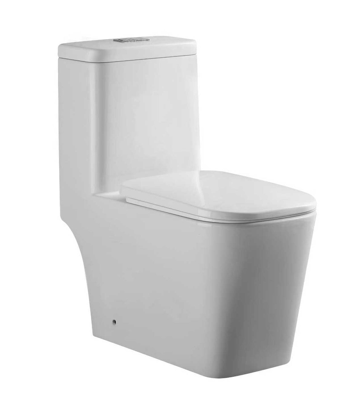 6264 WASHDOWN ONE PIECE TOILET WHITE 680X365X780MM S-TRAP, 250MMUF COVER, STAINLESS STEEL - LUCCA - 38 PCS