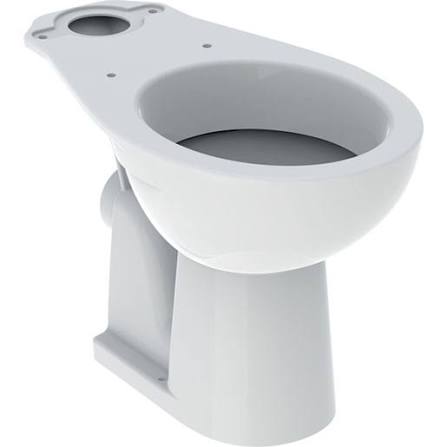 E11145WH E100 ROUND CLOSE COUPLED STANDARD TOILET PAN BO S TRAP TWYFORD - 3 PCS