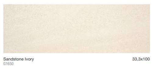 SANDSTONE IVORY MT 33.3X100 CM - KERATILE SPAIN - 67 M2