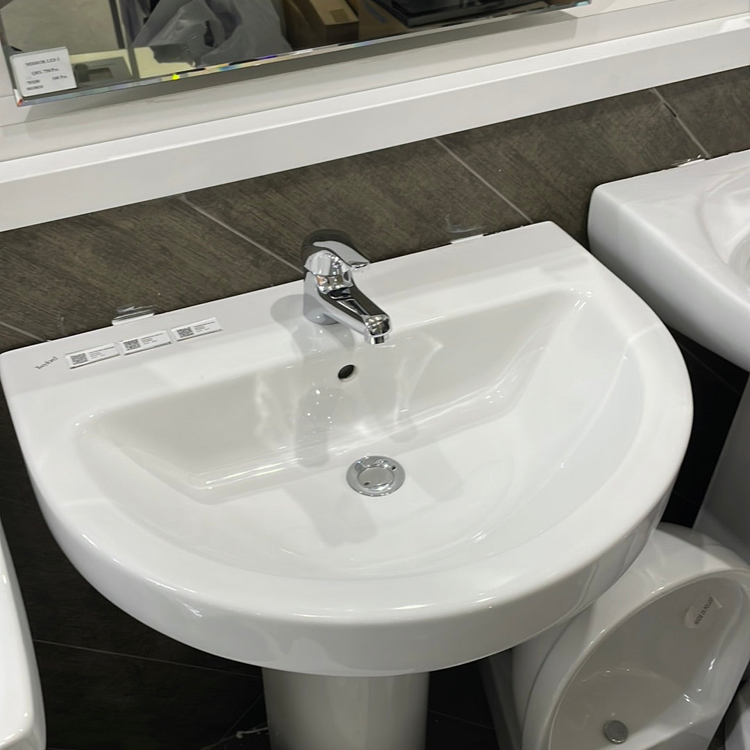ZT4211WH ZEST WASH BASIN 1TAP INCLUDING FIX 65.5 CM TWYFORD - -1 PCS