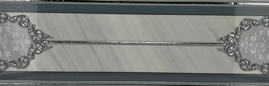 DECORADO ROYCE LINE PERLA DECOR  25X75 CM ELMOLINO SPAIN - 1 PCS