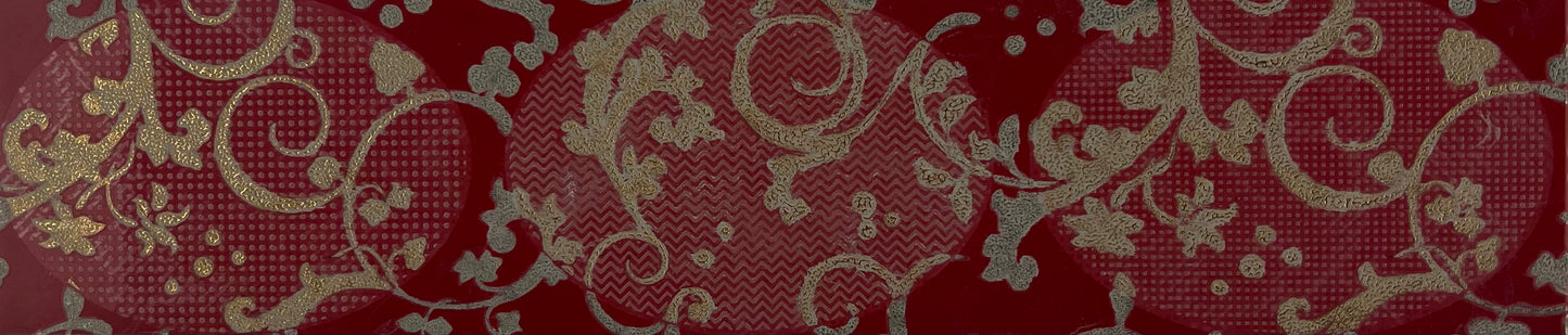 CE DELHI ROJO LINING 10X45 CM ROCERSA SPAIN - 193 PCS
