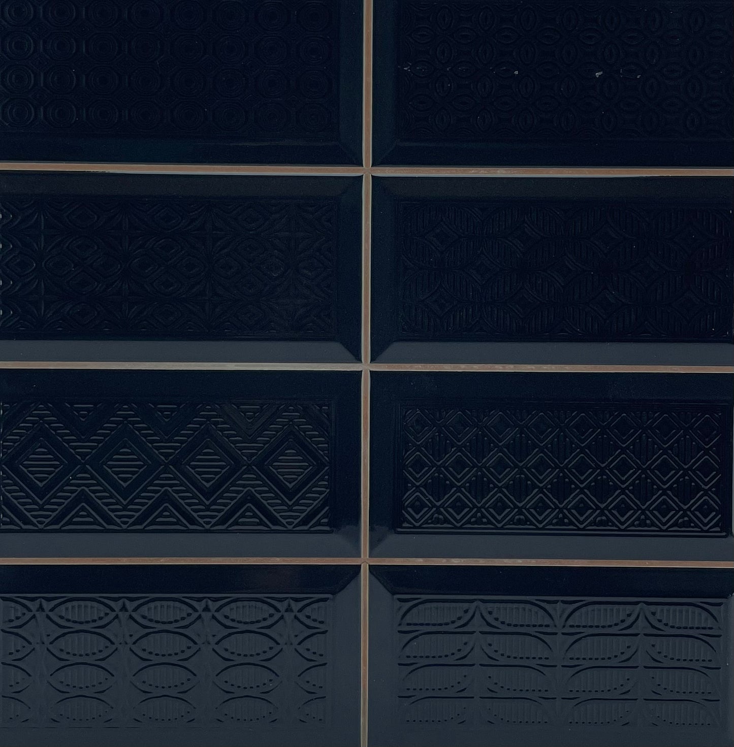 DIAMOND 4X2 NEGRO DECOR WALL 31.6X31.6 CM ROCERSA SPAIN - 0 M2