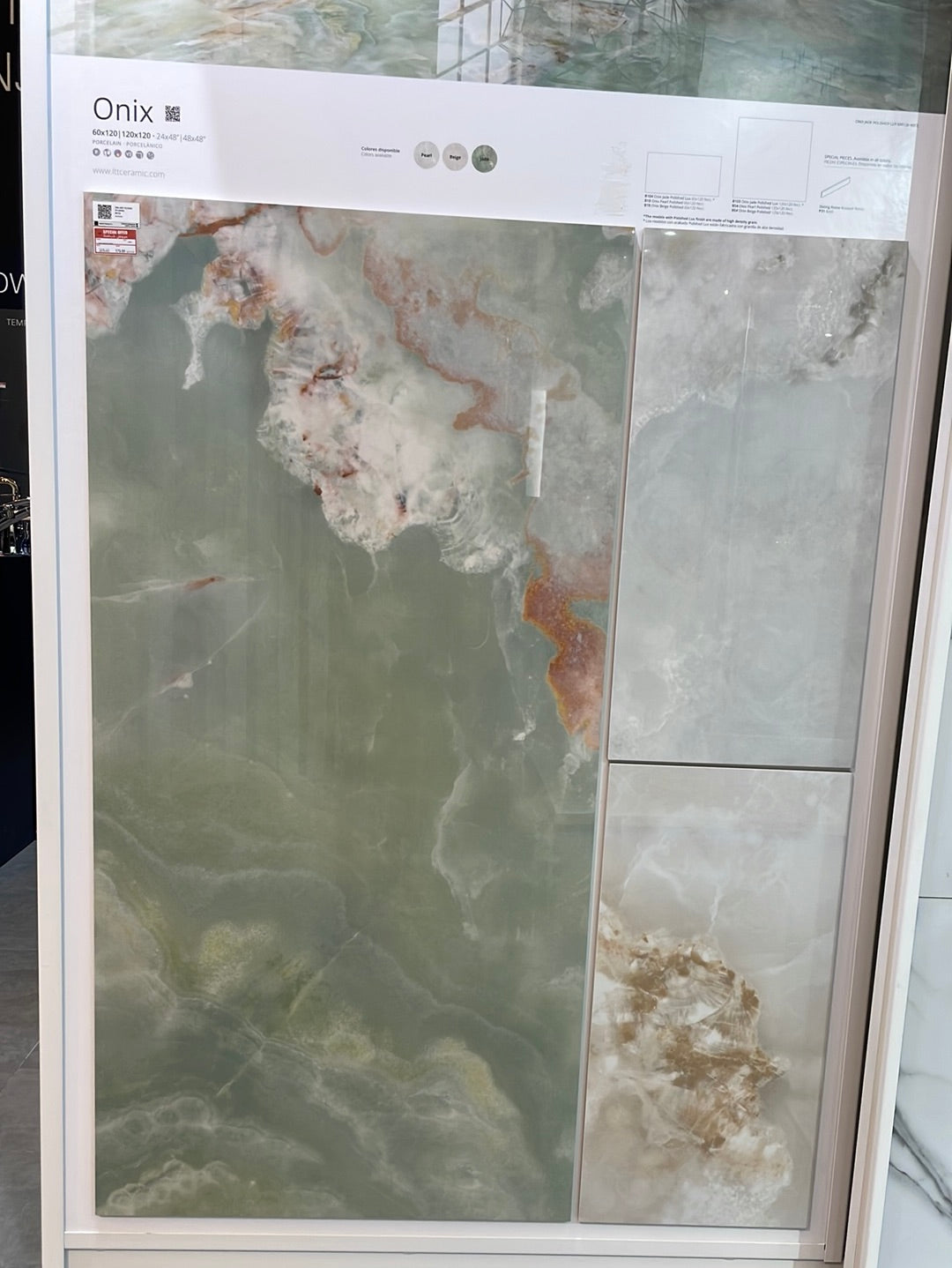 ONIX JADE POLISHED LUX RECT. 60X120 CM - ITT SPAIN - 135 M2