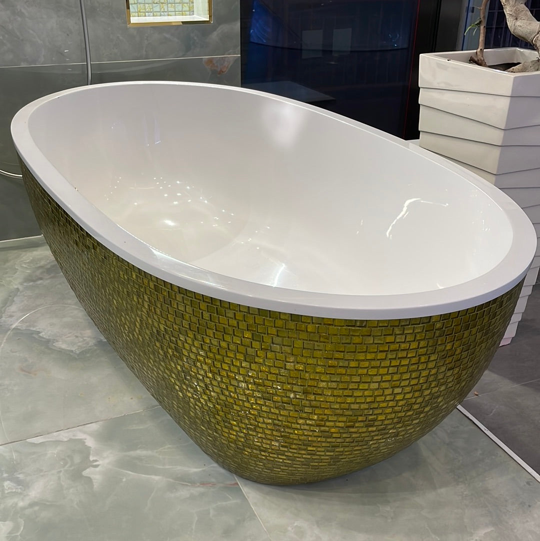 BATHTUB STONE ONE COMPO MOSAIC - AQUAMASS BELGIUM - 2 PCS