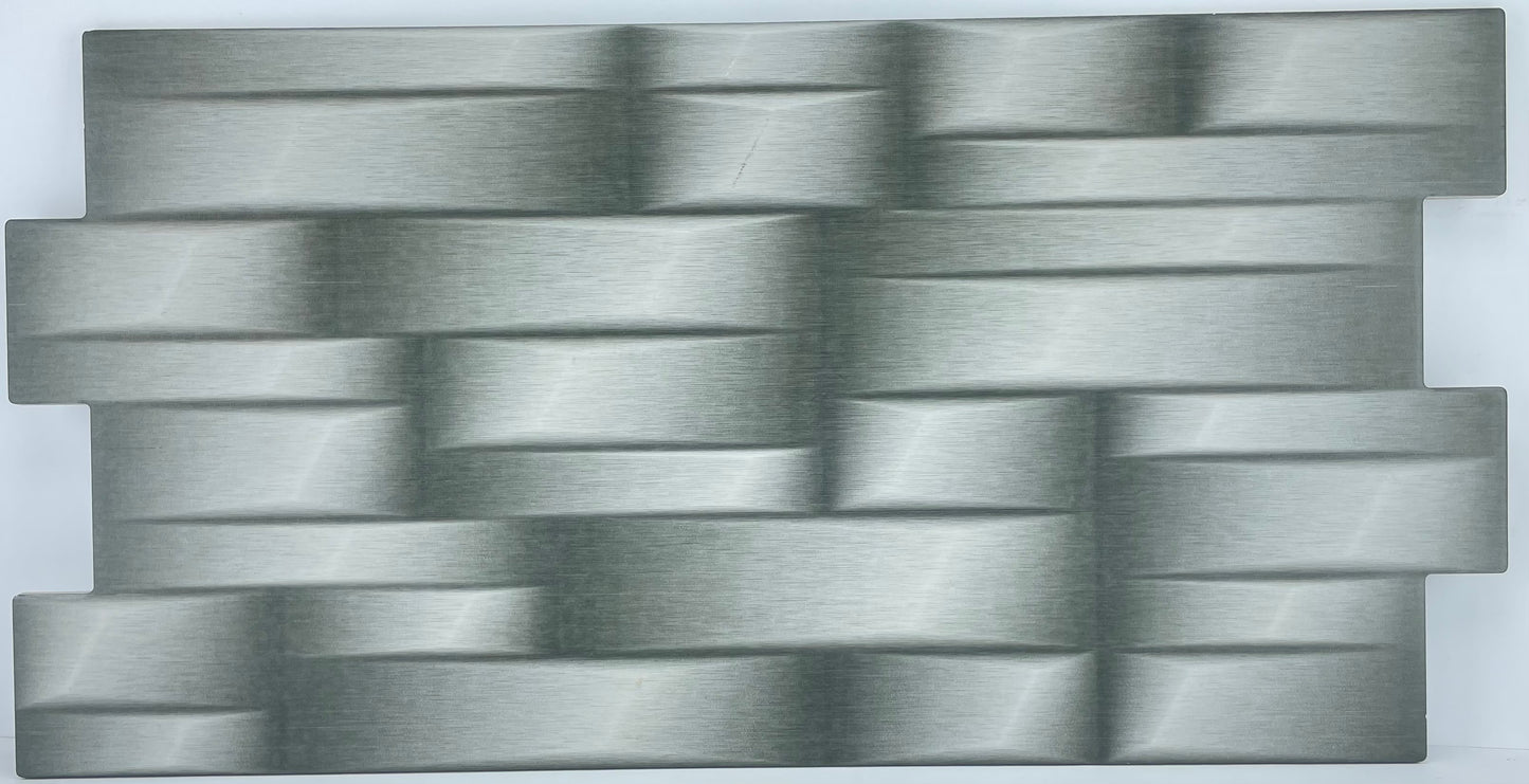 DINAMIC 3D JET PLATA PORCELAIN WALL 33.3X66.6 CM ELMOLINO SPAIN - 0 M2